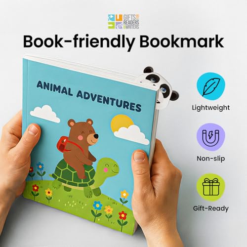 Thinking Gifts Magnetic Bookmark for Reading - Panda - color: Panda