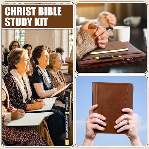 Fuyoooo 3 Pcs Pastor Gifts for Men Bible Verse Portfolio Proverbs 3:5 - style: Proverbs 3:5