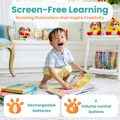 GO GO Jesus Loves Me Sound Book, 10 Christian Songs, USB-C Rechargeable, Musical Learning Toy for Toddlers 1-3 - color: Jesus Loves Me