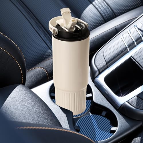 2 Pack Car Coasters for Cup Holders, Cute Car Accessories Interior (Blue Stripes) - color: Blue Stripes