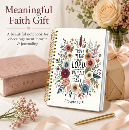 Bible Journal for Women,Bible Nnotebook,Gifts for Christian Women - color: Bible Christian Journals Floral Notebooks
