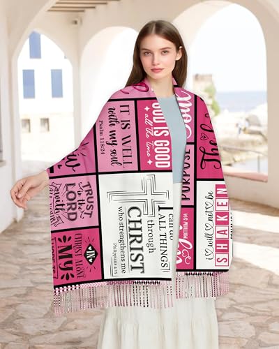 Bozidol Prayer Shawls and Wraps for Women - color: Pink