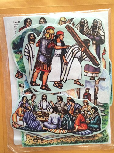 Crucifixion and Resurrection of Jesus Felt Figures Flannel Board Bible Stories PRECUT