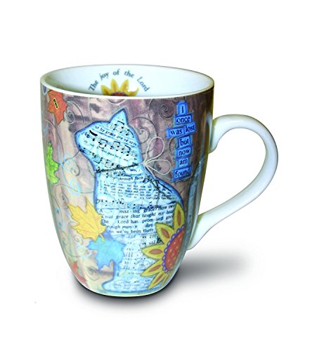 Divinity Boutique 22188 Boxed Ceramic Mugs, 1 Count (Pack of 1), Autumn Cat - color: Autumn Cat