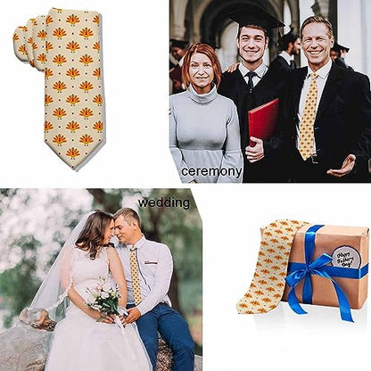 Black Dots Men's Neckties Retro Classic Circle Geometry Men's Tie for Mens Teens Business Work Casual Wedding Party - color: Turkey Bird