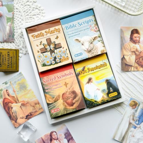 200 Sheets Christian Inspirational Bible Scripture Sticker Book - style: 4 Christianity