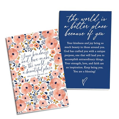 Lighthouse Christian Products the World is Better 2pack - 5.5 x 8.5 Journal Set (2 Pack) - Prayer - Christian Gift
