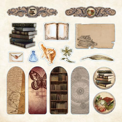 Bibliophilia Ephemera Sticker Book (over 780 stickers)