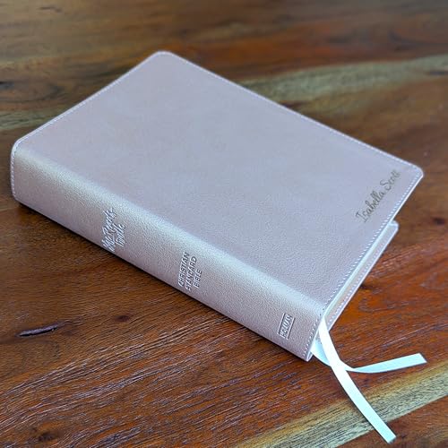 Personalized CSB Journaling Bible | Rose Gold | Custom Engraved Name | Christian Gift for Women - style: Personalized