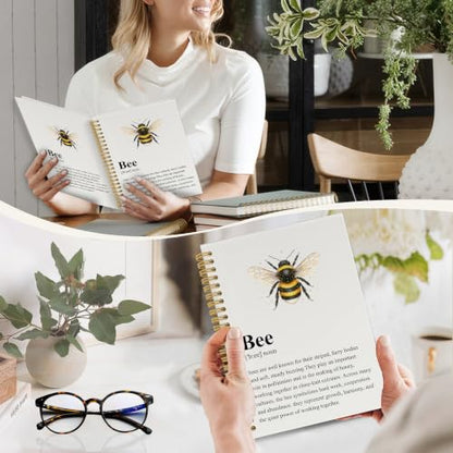 YLZlhb Bumble Bee Spiral Notebook Journal 5.5x8.3 Inch - color: noun