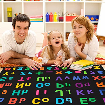 WATINC ABC Learning Felt Board Set - 151Pcs Flannel Math Symbols Kit