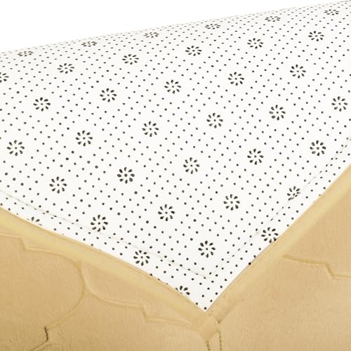 Muslim Prayer Rug with Tasbih Prayer Beads, Soft Memory Foam Prayer Matt Islam, Padded Islamic Prayer Mat Thick for Men and Women, Janamaz, Sajadah (25.6" x 43.3", Beige) - color: Beige
