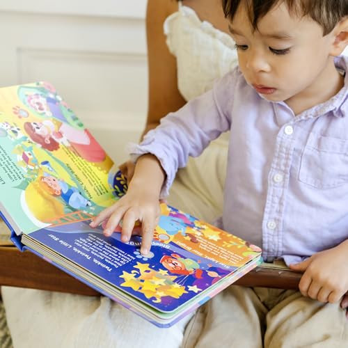 GO GO Jesus Loves Me Sound Book, 10 Christian Songs, USB-C Rechargeable, Musical Learning Toy for Toddlers 1-3 - color: Jesus Loves Me