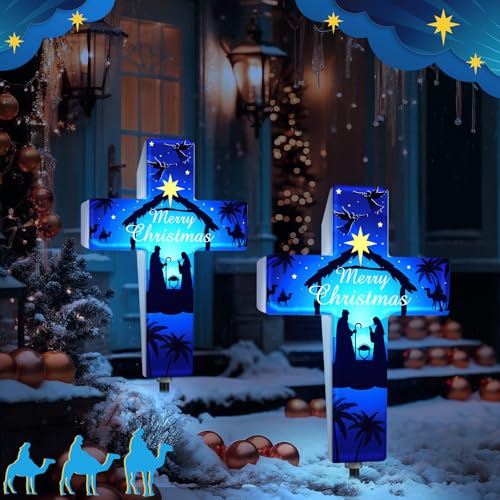 Yousoontic Christmas Solar Stake, Merry Christmas - style: Merry Christmas