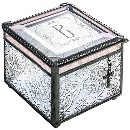 J Devlin Box 631 EB 212-1 2 Personalized Keepsake Box for Religious Gift Christening Baptism First Communion Confirmation