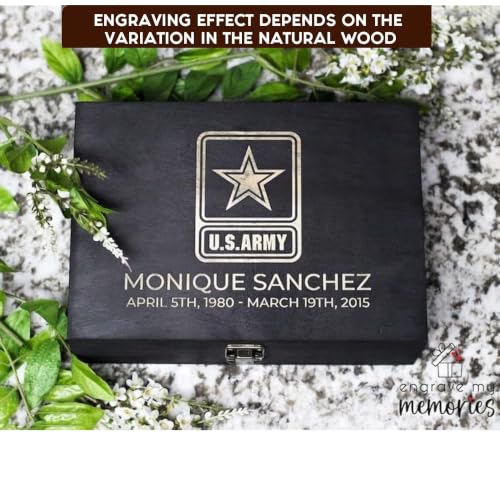 Personalized Line of Duty Memorial Box for Fallen Heroes & First Responders - style: 16. Line of Duty Memorial