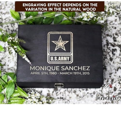 Personalized Line of Duty Memorial Box for Fallen Heroes & First Responders - style: 16. Line of Duty Memorial