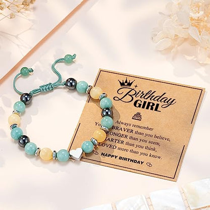 UPROMI To My Daughter/Granddaughter/Niece Bracelet Gifts for Girls - style: Birthday Girl
