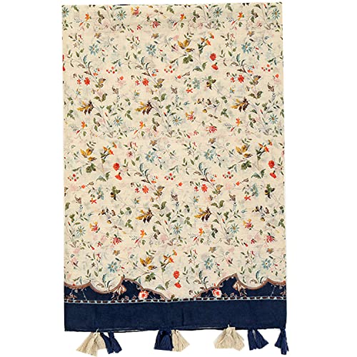Yeieeo Boho Scarf for Women Lightweight Floral Printed Scarf Fall Winter Fashion Fringed Shawl - color: Floral 20