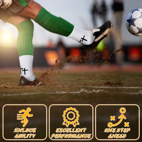 Men's Cross Grip Soccer Socks Christian