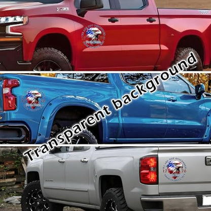 We The People 1776 American Bald Eagle Flag Patriotic Vinyl Car Decals