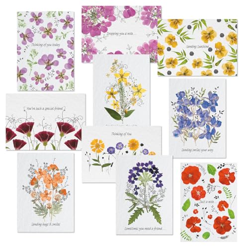 Current Thinking of You Cards - style: Pressed Flowers