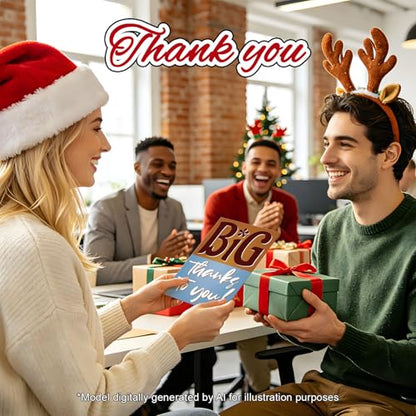 Big Thank You Cards with Envelopes, Funny Thank You Cards for Coworkers - color: DXI#046
