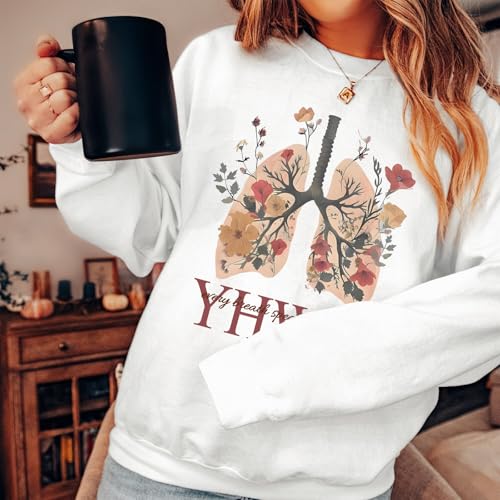 Christian Jesus Sweatshirts for Women YHWH God Bible Verse Sweatshirt Faith Long Sleeve Shirts Religious Pullover - color: White, size: Medium