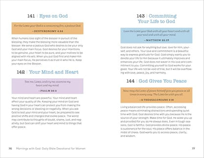 Mornings With God: Daily Bible Devotional for Women: 365 Devotions to Inspire Your Day