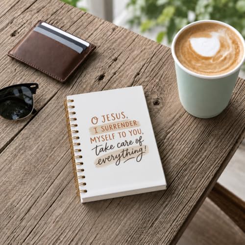 Jesus Spiral Notebook Journal for Women Girls Gifts,5.5×8.3 Inch - color: 002-jesus