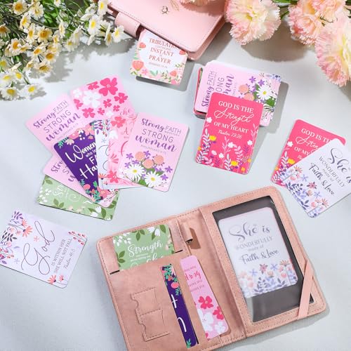 60 Pcs Faith Prayer Card for Women Bulk Christian Prayer Cards - color: Christian Women