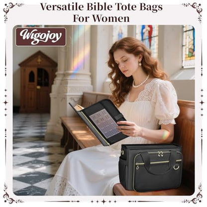 Large Bible Cover Case for Women, Bible Cover with Book Sleeve