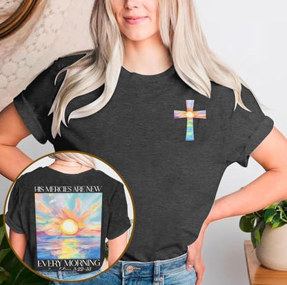 Christian Shirts for Women Bible Verse Shirt Jesus Faith T-Shirt Inspirational Religious Gift Tee Tops - color: Darkgrey, size: Small