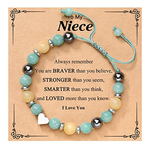 UPROMI To My Daughter/Granddaughter/Niece Bracelet Gifts for Girls - style: Niece