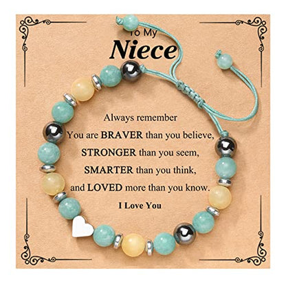 UPROMI To My Daughter/Granddaughter/Niece Bracelet Gifts for Girls - style: Niece