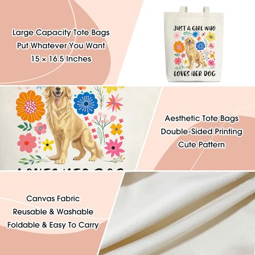 Doreen's Boutique Aesthetic Canvas Handbag Tote Bag - style: Dog 2