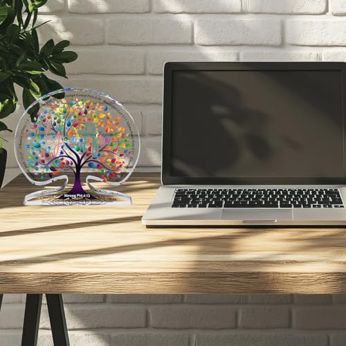 Christian Gifts for Women Birthday Unique, Tree of Life Inspirational Religious Gifts for Mom Friends Coworker, Encouragement Gift for Her Sister Bestie, Spiritual Home Decorative Acrylic Signs Plaque - style: Tree of Life-You are