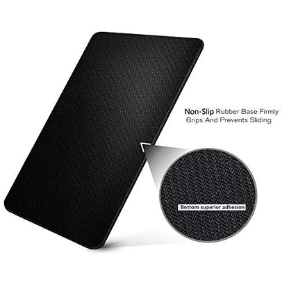 Outer Space Galaxy Navy Blue Mouse Pad, Cosmic Planet Nebula Scene Desk Mat - color: Black Blue