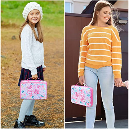 ICOSY Bible Cover, Church Bag for Women and Girls - color: Floral