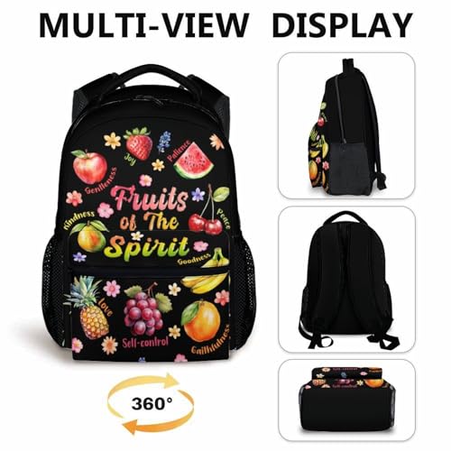 Kids Backpack for Girls, Christian School Backpacks for Kindergarten Primary Elementary Middle - color: Pink