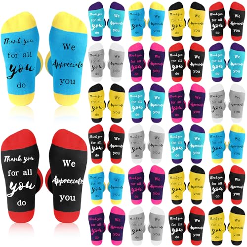 Xtinmee Housekeeping Week Appreciation Socks Gifts Bulk - color: Classic Colors