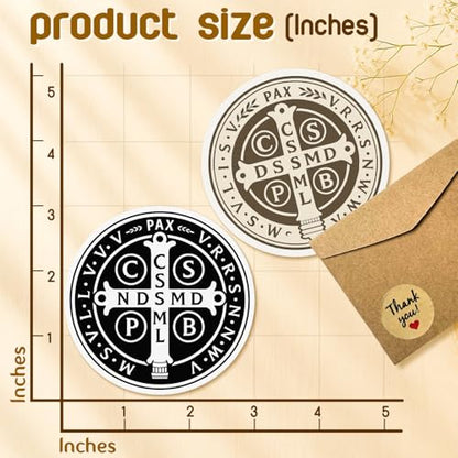 4 Pcs Christian Stickers - Cross Faith Waterproof Vinyl Stickers - color: Christian Cross Stickers