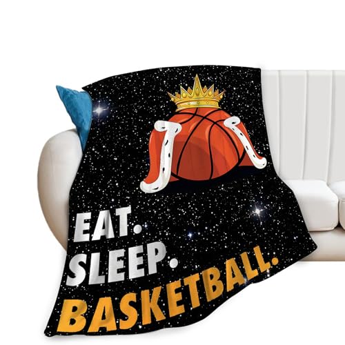 jamie world Basketball Blanket Sports Throw Fleece Players Gifts 60"X50" - color: Basketball Galaxy, size: 60"x50"