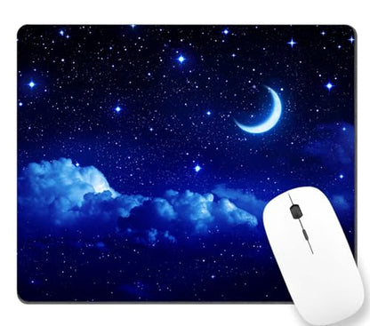 TSSOHU Fantasy Night Sky Cloud Galaxy Customized Rectangle Non-Slip Rubber MousePads for Office Home Laptop, Computer Mouse Pad for Wireless Mouse, 9.5""x7.9""x0.12"" Inch(240mm x 200mm x 3mm) - color: WMJ118