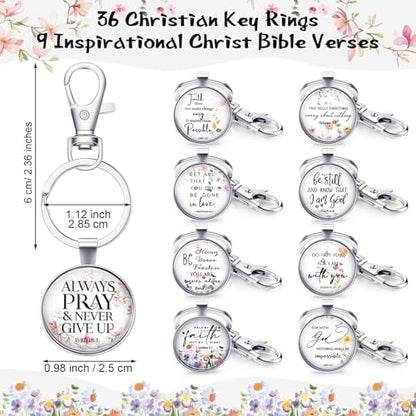 Fumete Christian Keychain Bulk for Wowen Men - style: Classic