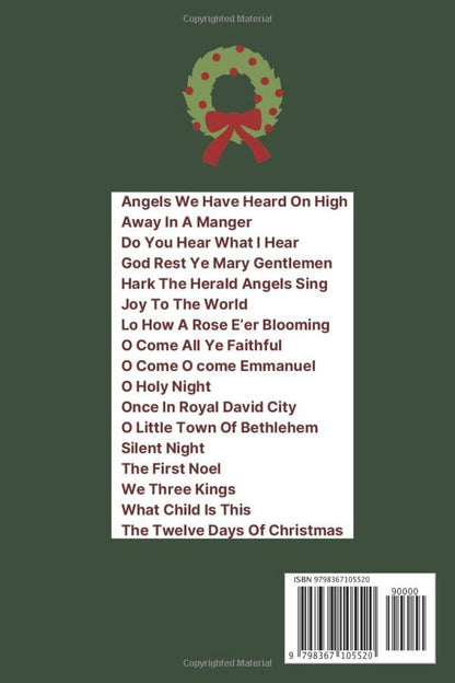 Traditional Christmas Carols: booklet for caroling and Christmas hymns