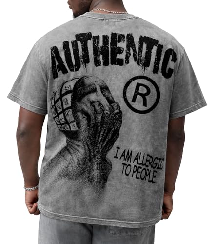Christian T-Shirts for Men, Y2K Graphic Tees Shirt Unisex - color: A Graphic Grey, size: 3X-Large