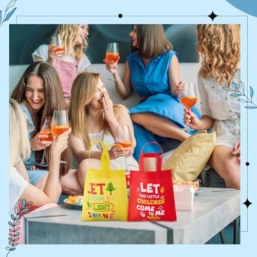 Sweetude 48 Pcs Christian Gift Bags Bulk, Bible Verse Gift Bags for Kid - color: Colourful, style: Kids