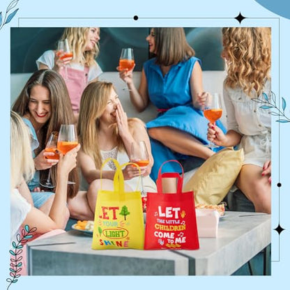 Sweetude 48 Pcs Christian Gift Bags Bulk, Bible Verse Gift Bags for Kid - color: Colourful, style: Kids