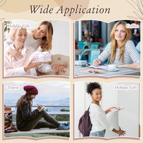 Mooliwe 24 Pcs Affirmation Notebooks Pens Bulk Gifts, Gratitude,Boho - style: Bohemian